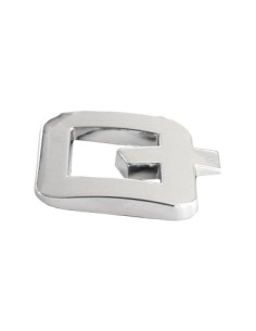 Ornament Auto 3D Litera Q 26 MM Cromat 2