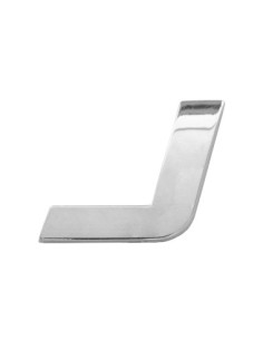 3D Car Ornament Letter J 26 MM Chrome