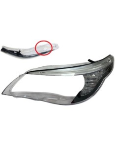 Left headlight glass for BMW 5 Series E60/E61 LCI Xenon...