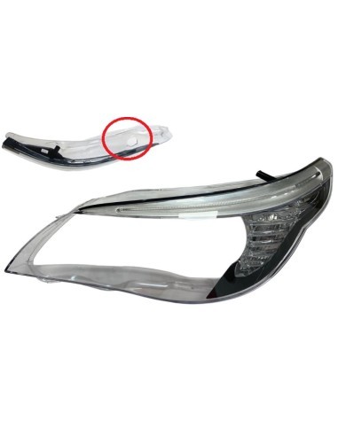 Стъкло фар ляво за BMW Серия 5 E60/E61 LCI фар...