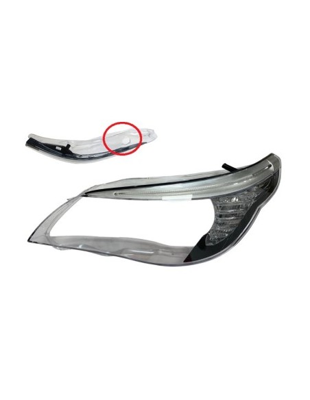 Стъкло фар ляво за BMW Серия 5 E60/E61 LCI фар Xenon с адаптивен (2007-2010)