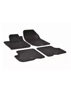 Rubber mat set type tray for Dacia LOGAN (2012-) 5PCS...