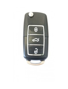 Key case for Volkswagen flip key with 3 buttons Black...