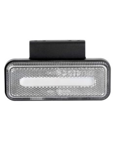Téglalap alakú LED jelzőlámpa, fehér 12-24V