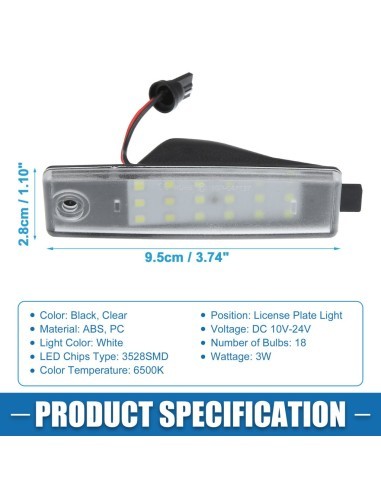 Set Lampi Numar Led pentru Lexus RX 1998-2003