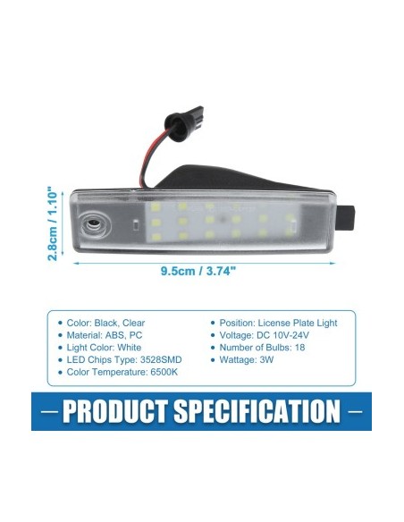 Set Lampi Numar Led pentru Lexus RX 1998-2003