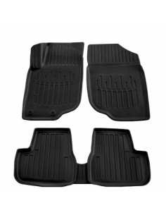 Rubber mat set type tray for Peugeot 207 (2006-2012)