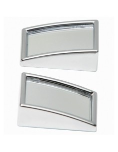Mini chrome rearview mirror blind spot 50X25MM