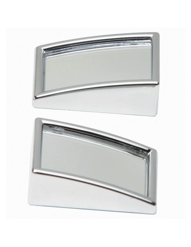 Mini chrome rearview mirror blind spot 50X25MM