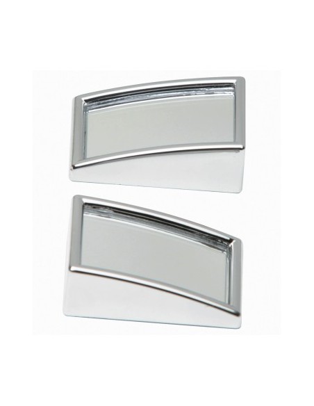 Mini chrome rearview mirror blind spot 50X25MM