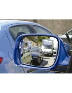 Mini chrome rearview mirror blind spot 50X25MM 2