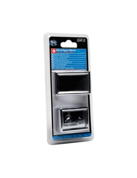 Mini chrome rearview mirror blind spot 50X25MM