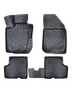 Rubber floor mat set type tray for Dacia Duster 4X4...