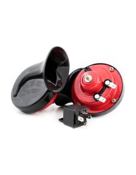 Snail Horn Set 12v With Relay