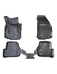 Rubber mat set type tray for Seat Toledo III 2004-2009