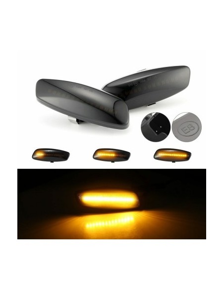 Set of 2 Dynamic LED Wing Indicators for Citroen C3, C4, C5, DS3, DS4