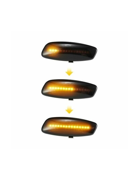 Set of 2 Dynamic LED Wing Indicators for Citroen C3, C4, C5, DS3, DS4