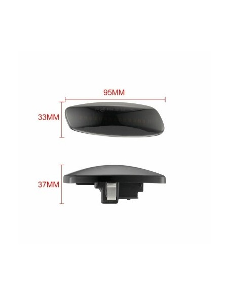 Set of 2 Dynamic LED Wing Indicators for Citroen C3, C4, C5, DS3, DS4