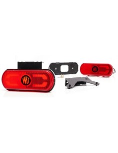 Лампа Габарит Led 1599 W240 12V-24V Позиция Червена Was 2