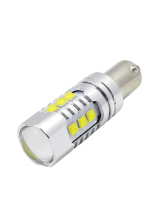 Autós LED NARANCS H21W / BAY9S Canbus 80W 12-24V CREE LED-ek