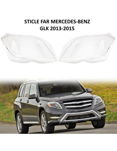 Set of 2 headlight glasses for Mercedes GLK...