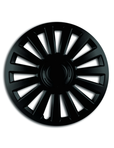 Set Wheel Covers 16", Black Luxury, 4 Pieces,...