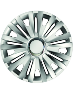 Set capace roti 14` cu inel cromat royal 4buc