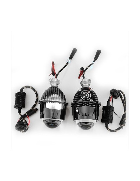 Bi Led Auto Lenses 2.5" power 35W brightness 7900 Lumens 5500k 12V i1s-Universal
