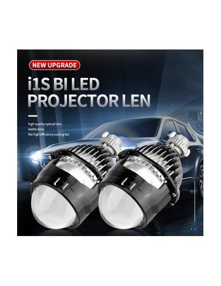 Bi Led Auto Lenses 2.5" power 35W brightness 7900 Lumens 5500k 12V i1s-Universal
