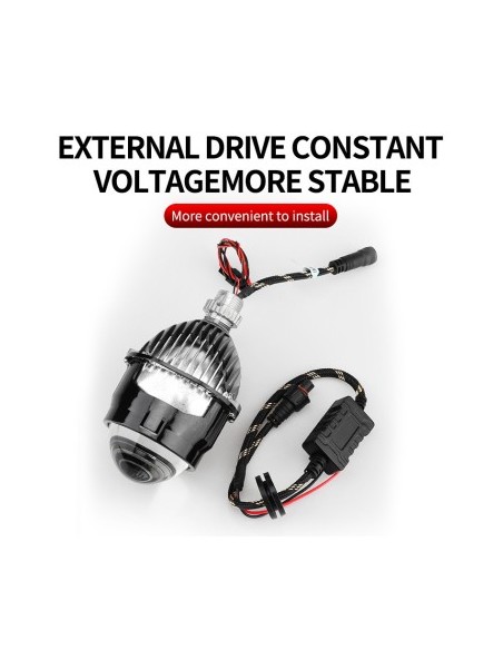 Bi Led Auto Lenses 2.5" power 35W brightness 7900 Lumens 5500k 12V i1s-Universal