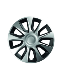 Set capace roti 16` silver&black stratos 4buc