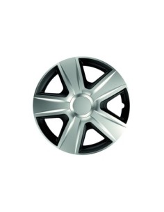 16" Silver & Black Esprit Wheel Caps Set, Mega Drive (4...
