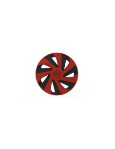 Set wheel covers 15` vector red & black 4pcs