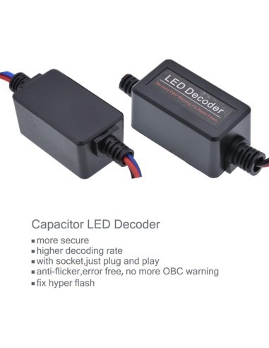 Set of 2 Error Cancellers / LED Decoders P21W...