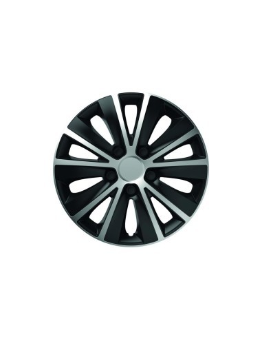 Set capace roti 15` silver&black rapide 4buc