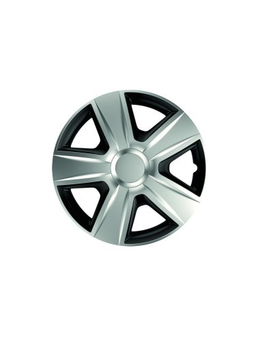 Set wheel covers 14` platinum silver&black...