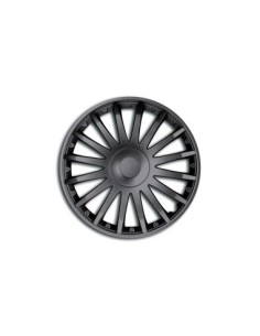 Set of 15` graphite crystal wheel caps 4pcs