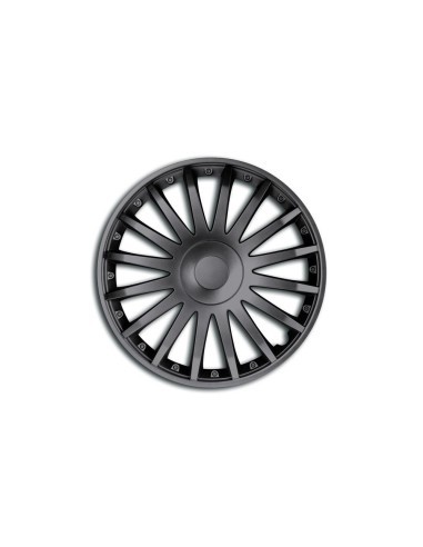 Set of 15` graphite crystal wheel caps 4pcs