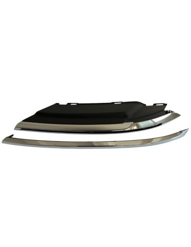 Left chrome headlight trim set for Volkswagen...