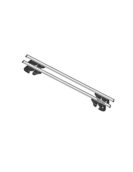 Bare roof rack crossbars Menabo Sherman Silver for Dacia Sandero Stepway 2013-2020