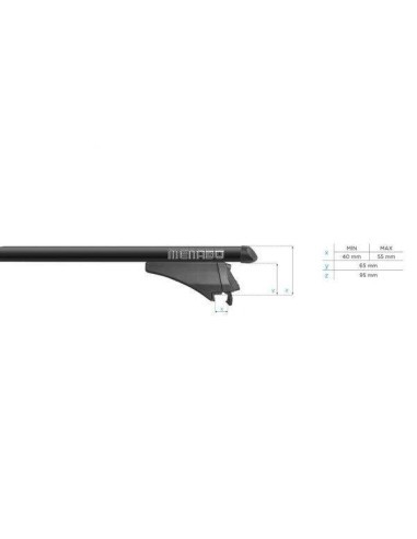 Menabo Tiger Black transverse roof rack...