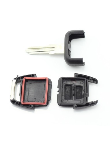Key case, 2 buttons, left blade for Opel