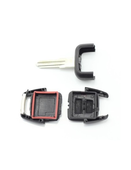 Key case, 2 buttons, left blade for Opel