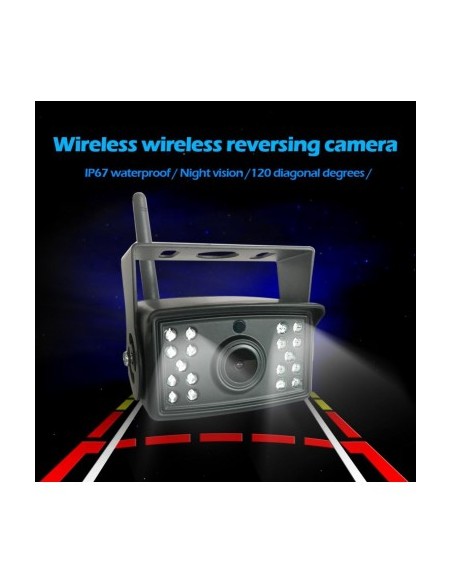Car Camera WI-FI HD resolution for reverse/front with Nightvision 12-24V WIFI