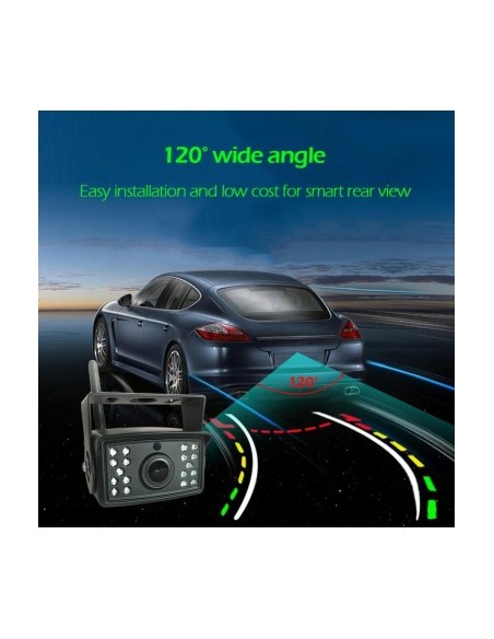 Car Camera WI-FI HD resolution for reverse/front with Nightvision 12-24V WIFI