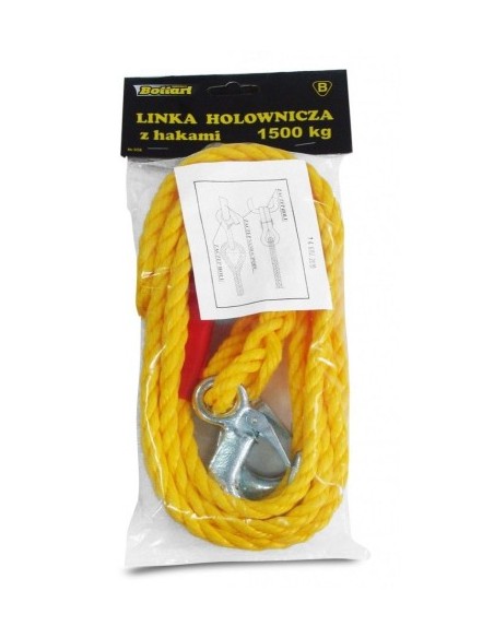 Towing Cable with Hook 1500KG Bottari