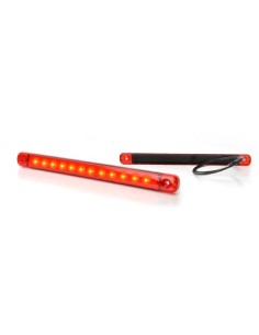 Лампа Габарит Led 721 W97.5 12V-24V Позиция Червен Was 2