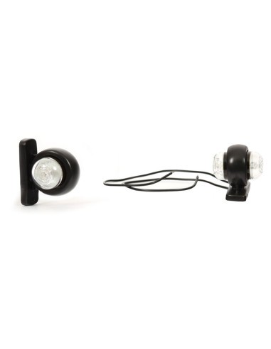 LED Position Lamp 275 W56 12V-24V White / Red Was