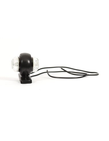 LED Position Lamp 275 W56 12V-24V White / Red Was