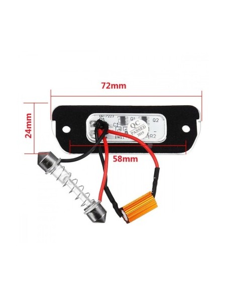 Set 2 Lampi Numar Led pentru Mercedes-Benz ML W164, R W251, GL X164